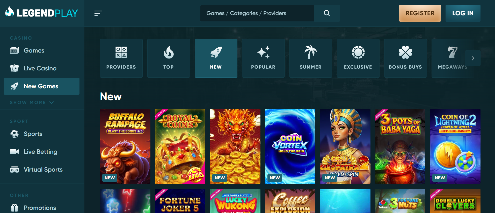 Legendplay kasyno internetowe